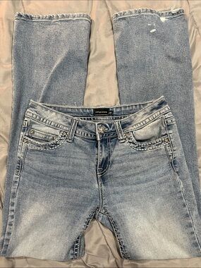 Refuge y2k Light Wash Bootcut Low Rise Jeans